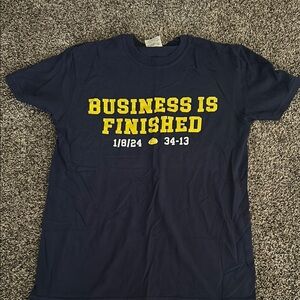 Navy Blue Graphic T-Shirt